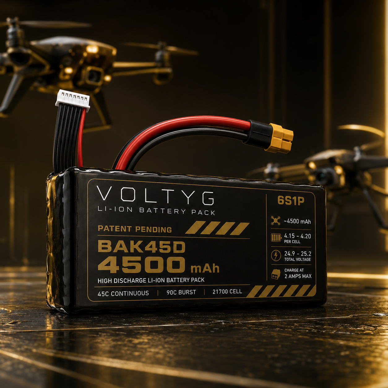 Voltyg 6S1P BAK45D Li-Ion Battery Pack